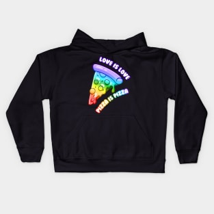 Pizza raimbow Kids Hoodie